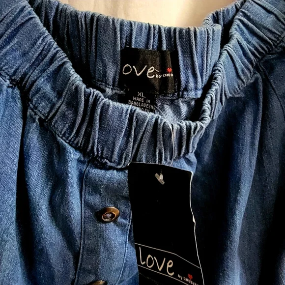 love...jumpsuit short size XL New color blue - Picture 6 of 10